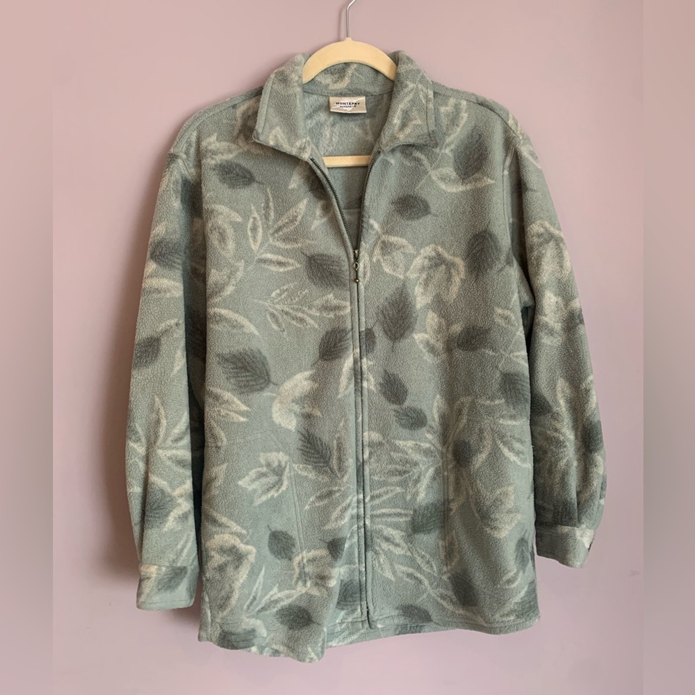 Vintage Full Zip Fleece Sweater